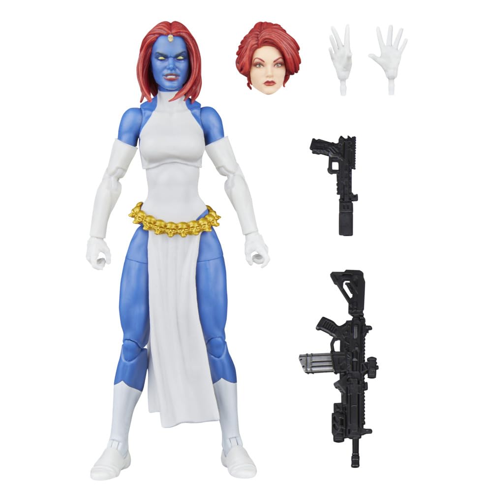 Marvel's Mystique figure front view ideal for shelf display and posing.
