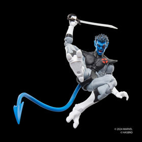 Marvel Nightcrawler accessory pack includes alternate head, hands, and sword for variety.