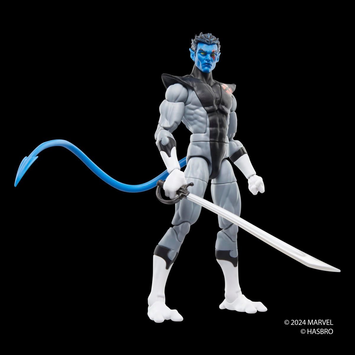 Marvel Nightcrawler includes Build-A-Figure parts to assemble Marvel's Nemesis.