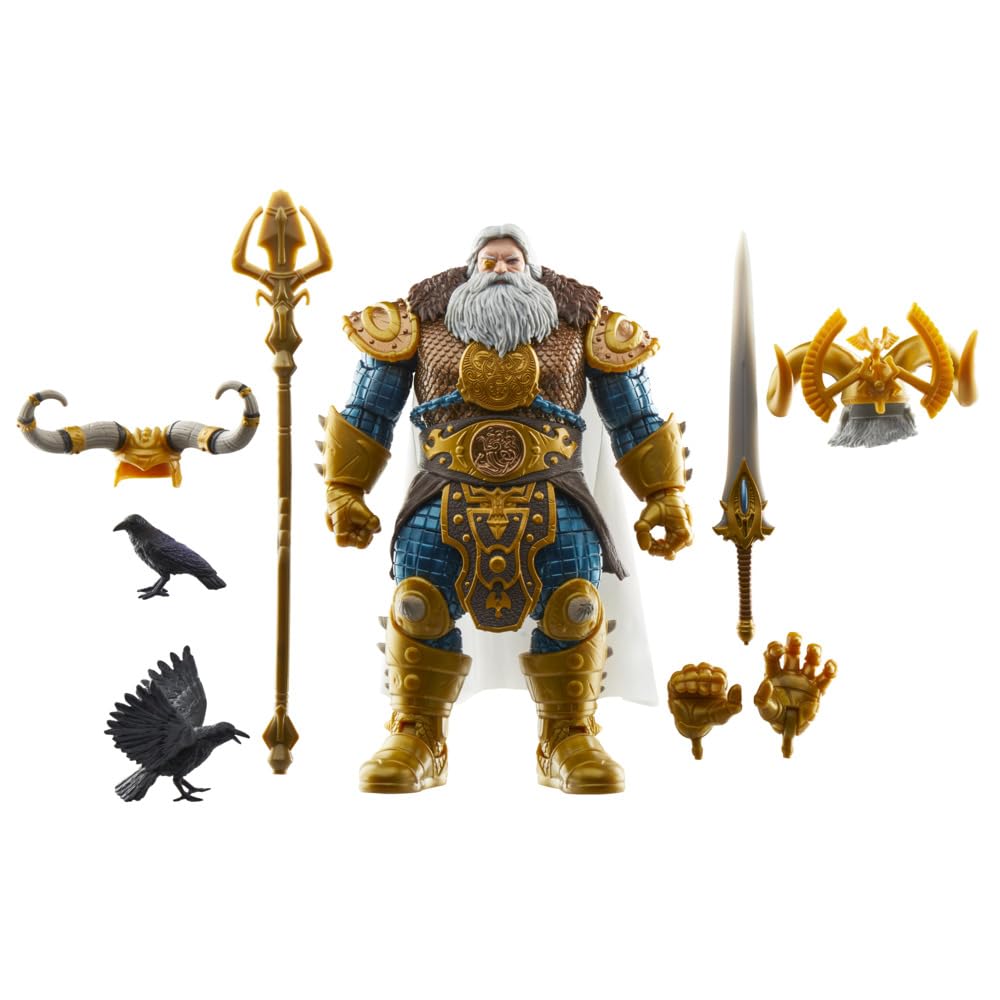 Marvel Odin 85th Anniversary back view highlights soft cape