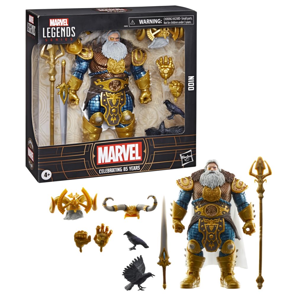 Marvel Odin 85th Anniversary deluxe figure front view for display