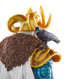 Marvel Odin deluxe figure side pose shows articulation and dynamic presence