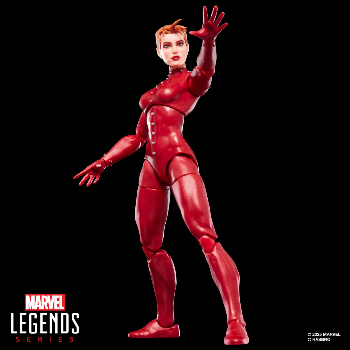 Marvel Phoenix Summers alternate head for expressive character expressions.