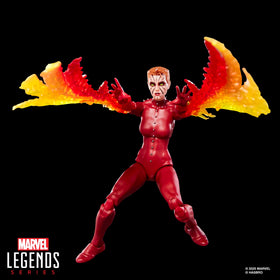 Marvel Phoenix Summers Phoenix Force wings add dramatic action vibe.