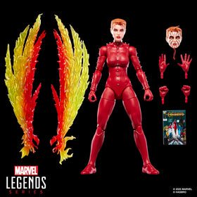 Marvel Phoenix Summers wings accessory enables dynamic, soaring-style display.