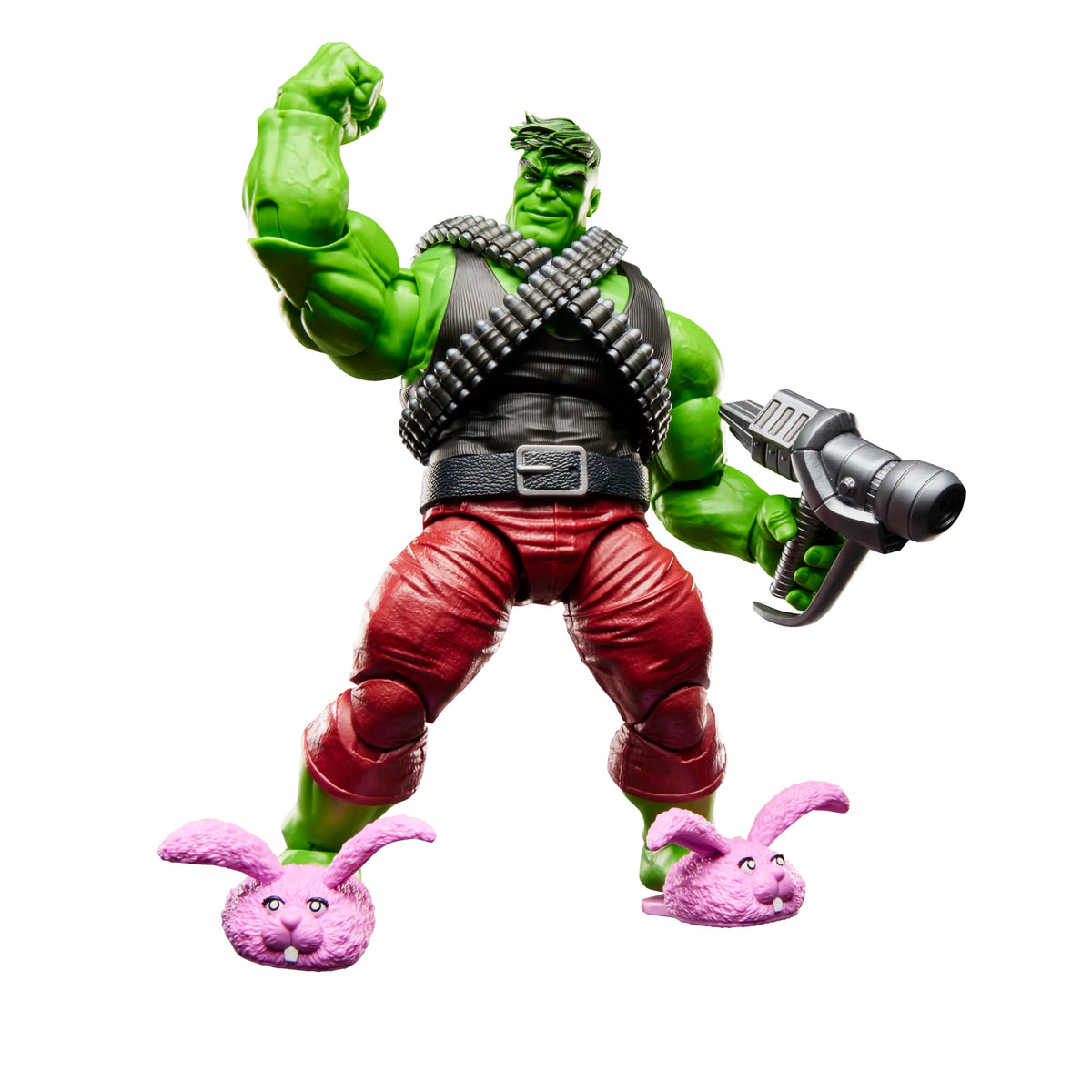 Marvel Professor Hulk accessories with blaster and glasses for display options.