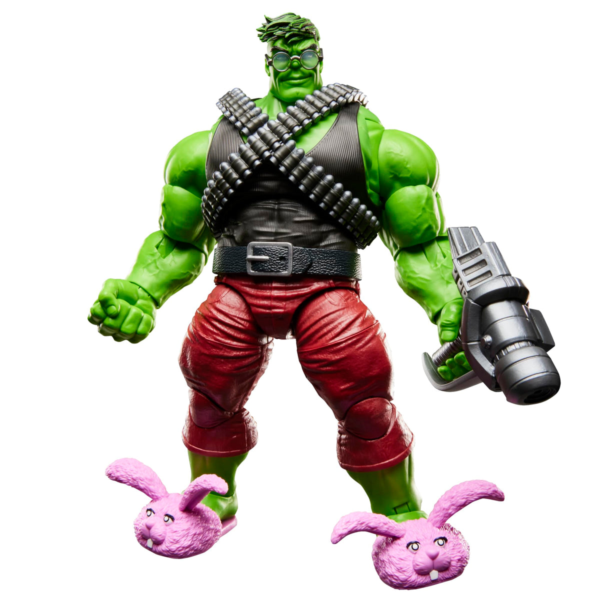 Marvel Professor Hulk 6in front view figure for dynamic shelf display.