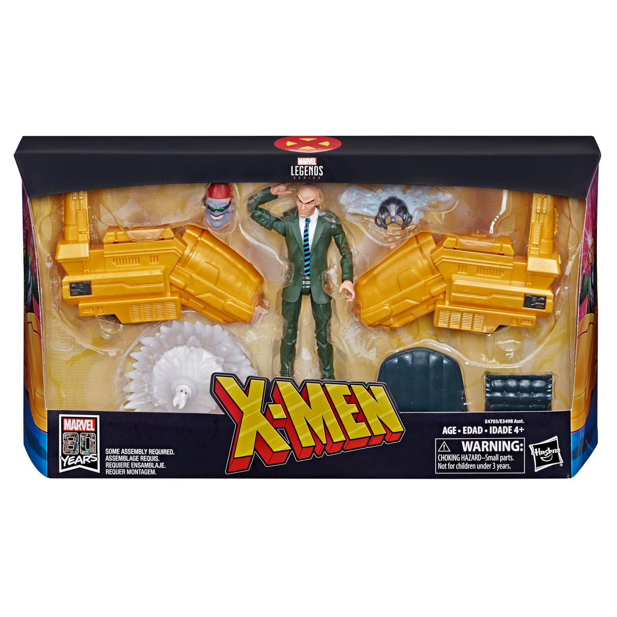 Marvel Professor X hover chair side view highlighting sleek lines for collectors