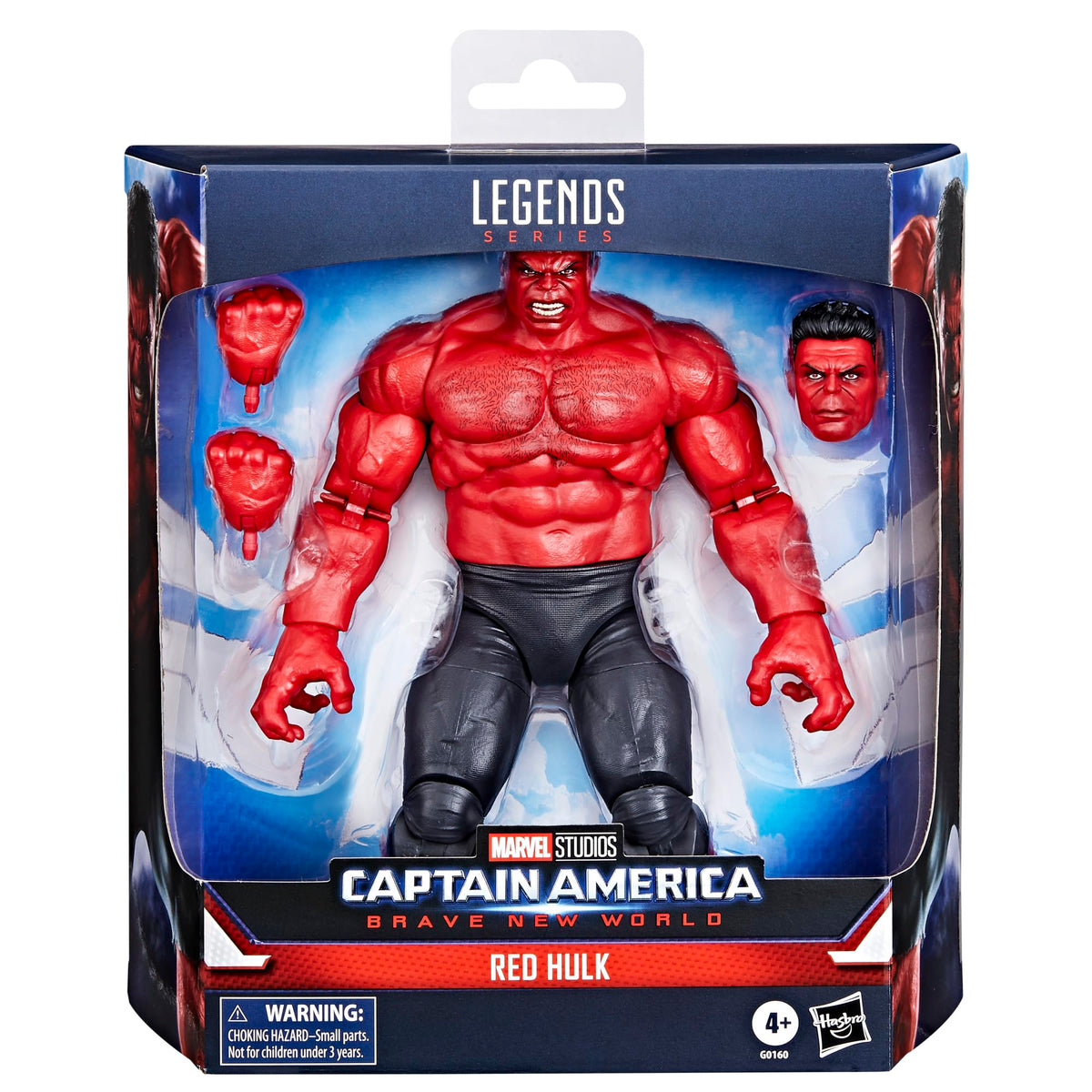 Marvel Red Hulk Brave New World articulation close-up with multiple joints