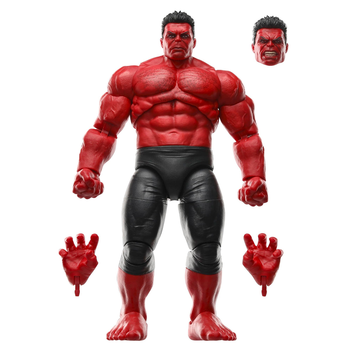 Marvel Red Hulk Brave New World front view showing deluxe sculpt and poseability