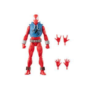 Marvel Scarlet Spider figure front view for display and posing