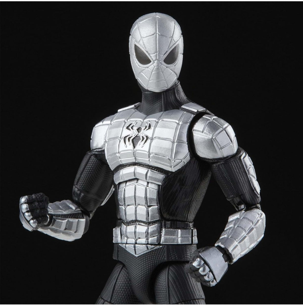 Marvel Spider-Armor Mk I figure with alternate hands for varied poses.
