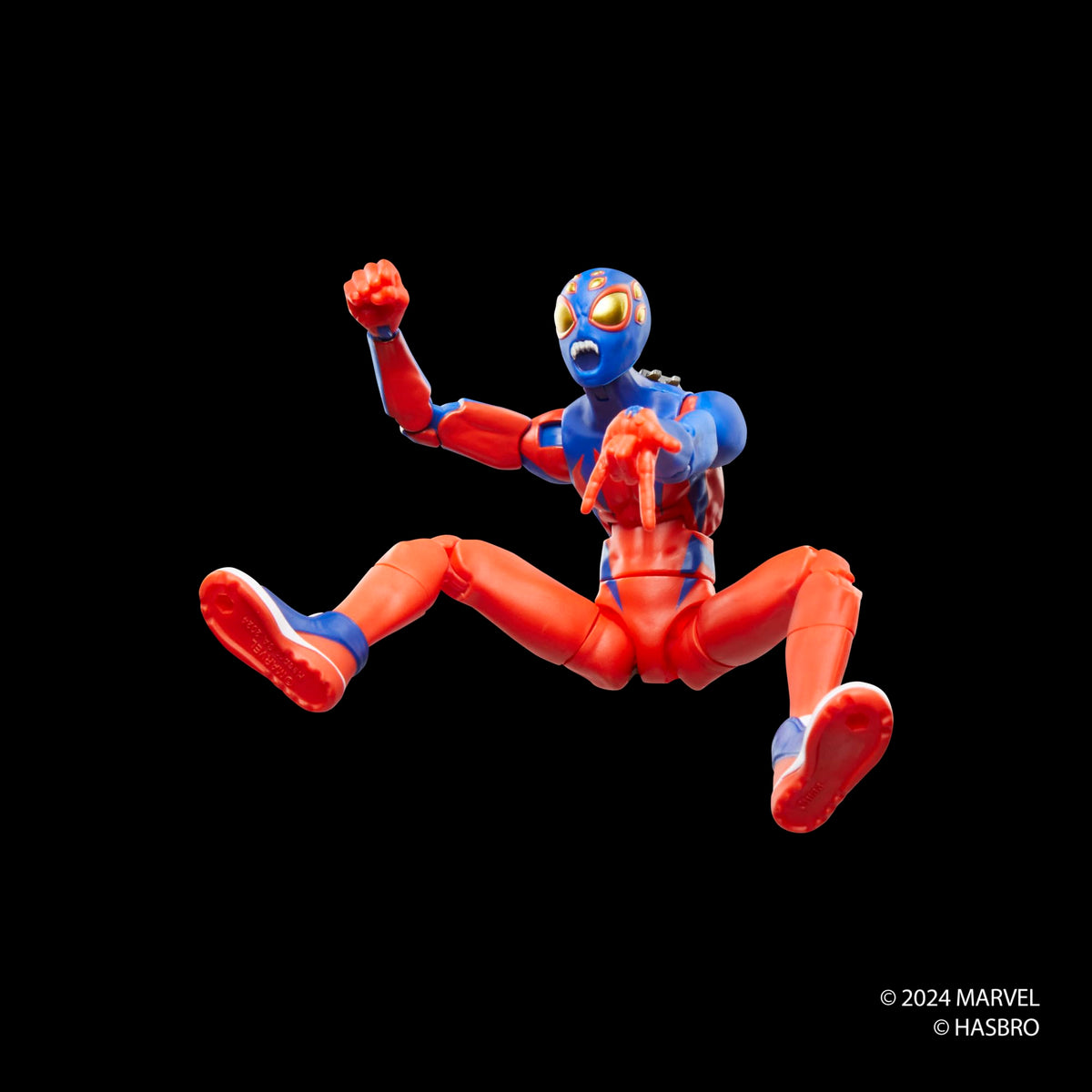 Marvel Spider-Boy packaging and figure combo enhances display shelf appeal