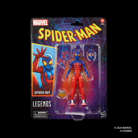 Marvel Spider-Boy figure articulation pose showcases over 20 joints for dynamic scenes