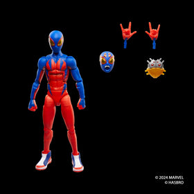 Marvel Spider-Boy figure with head swap offers alternate looks