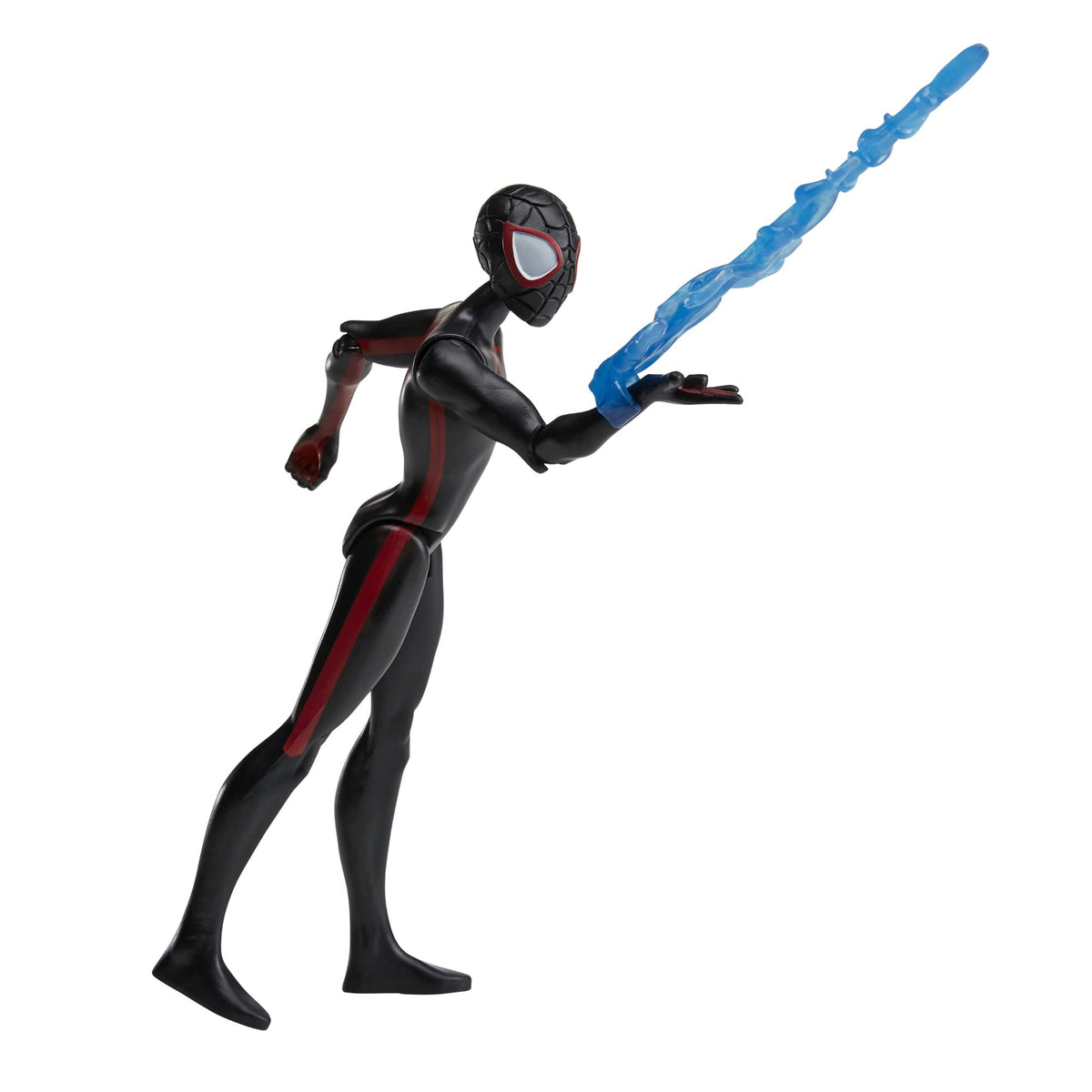 Marvel Spider-Man Miles Morales figure highlighting articulation for flexible posing.