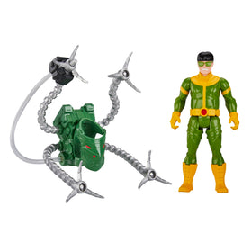 Marvel Spider-Man Aqua Web Warriors figure with nine articulation points for dynamic stances.