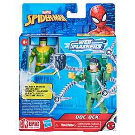 Marvel Spider-Man Aqua Web Warriors water gear backpack enables indoor or outdoor splash play.