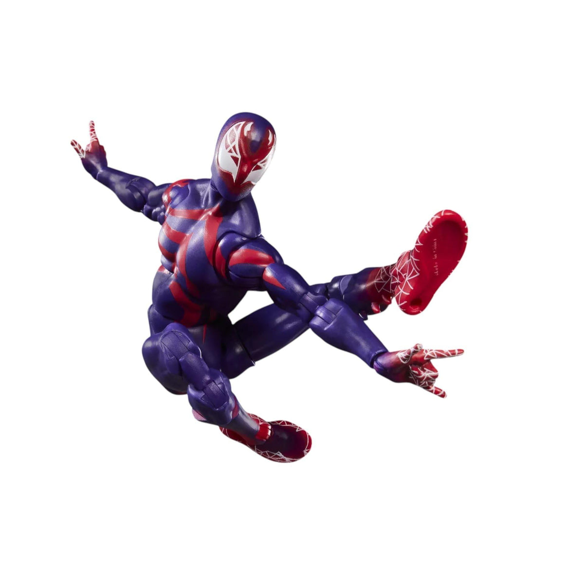 Marvel Spider-Man Hellfire Gala figure close-up texture and sculpt details.