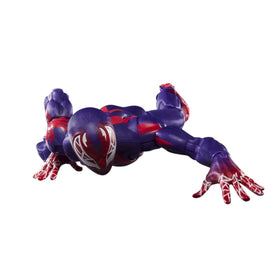 Marvel Spider-Man Hellfire Gala figure on shelf with collectors' display ideas.