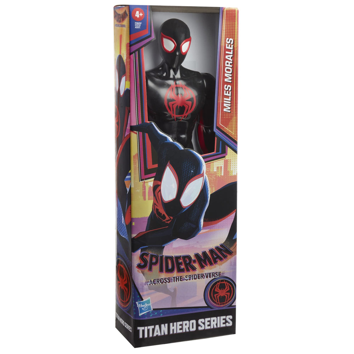 Marvel Spider-Man Miles Morales packaging and display-ready figure
