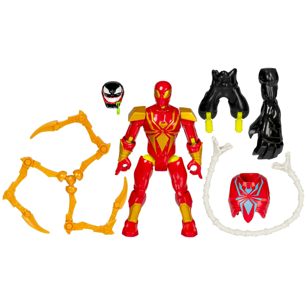 Marvel Spider-Man MixMashers Iron Spider deluxe figure with interchangeable parts for endless customization
