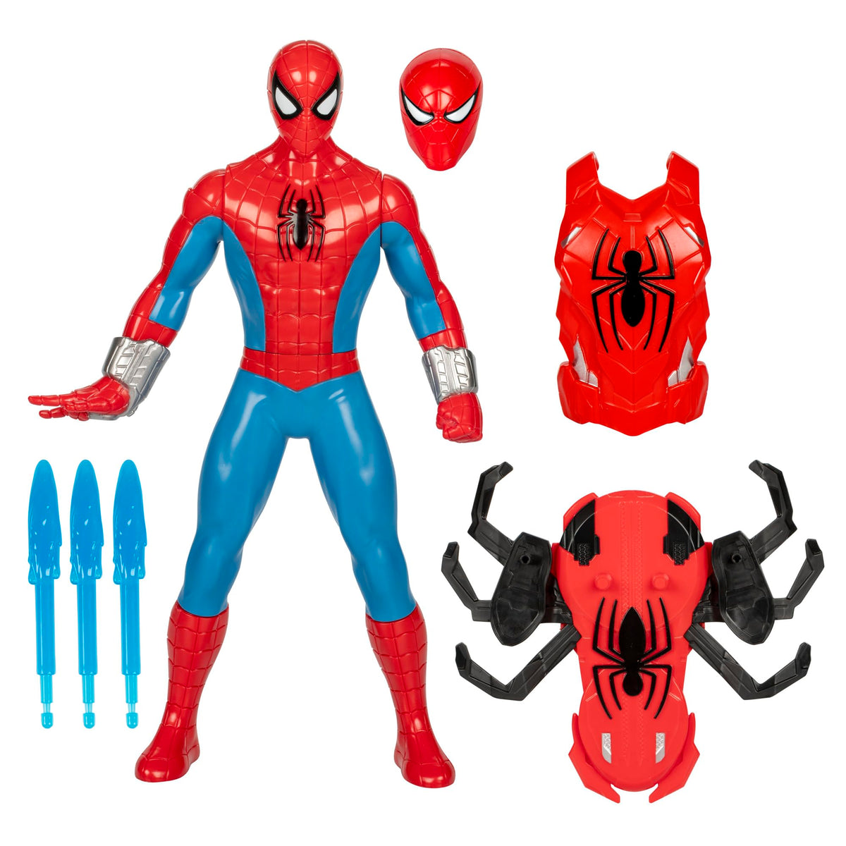 Marvel Spider-Man Thwip Blast figure full view for dynamic display and play.