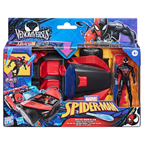 Marvel Spider-Man VenomVersus Remix Racer side view highlighting dynamic silhouette
