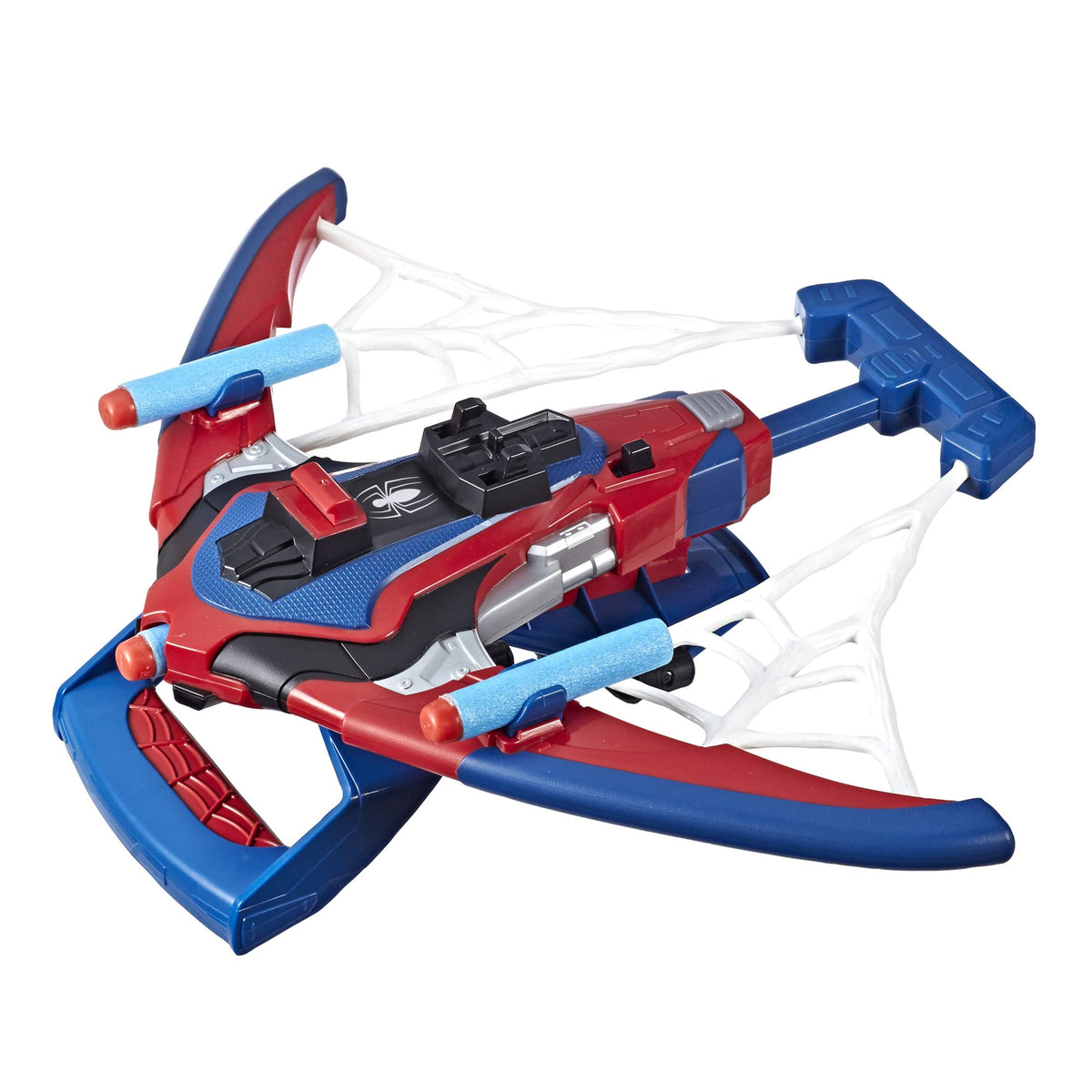Marvel Spider-Man Web Shots Spiderbolt blaster front view promotes action play