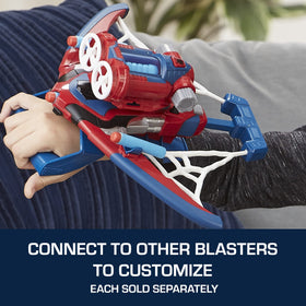 Marvel Spider-Man web-detailing and design elements on blaster