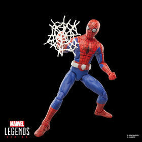Marvel Spider-Man 77 accessories set supports versatile posing options.