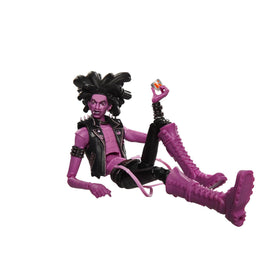 Marvel Spider-Punk 6-inch figure alternate head for display variety.