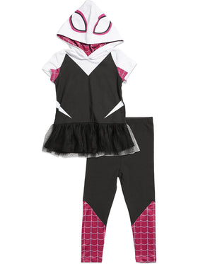 Marvel Spider-Gwen graphic T-shirt with bold print for comfortable cosplay days