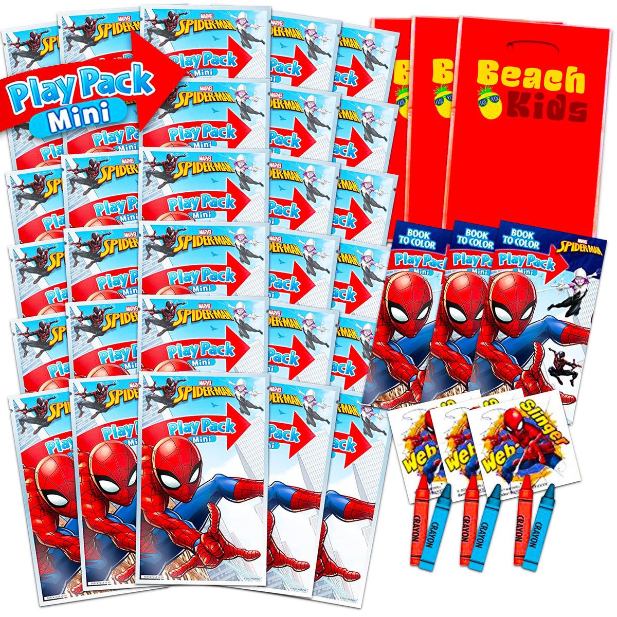 Marvel Spiderman coloring pages offer reusable fun for guests