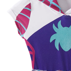 Marvel Spidey Ghost Spider hooded tulle dress in 4T for dress-up and adventures