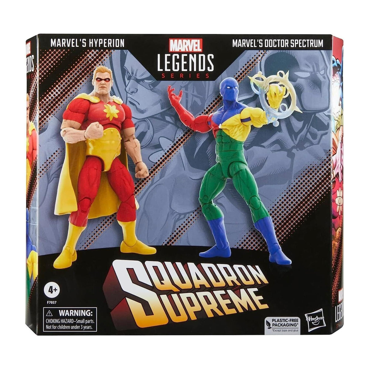 Marvel Legends Squadron Supreme collection-ready shelf display