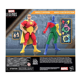 Marvel Hyperion and Doctor Spectrum two-pack figure set for display