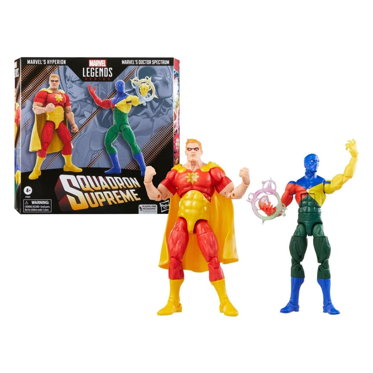 Marvel Legends Squadron Supreme two-pack box on the shelf