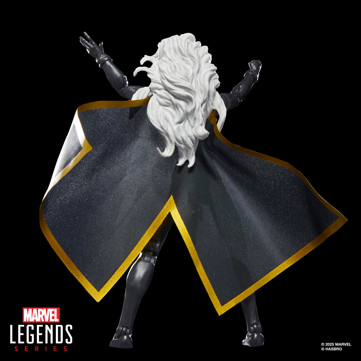 Cape and lightning hands included for dynamic styling of Storm figure