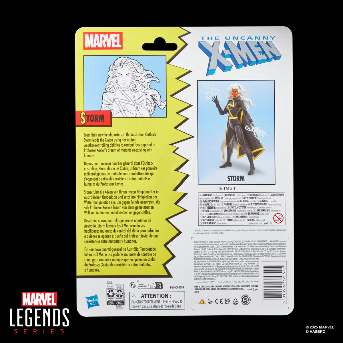 Premium display-ready Storm figure offering versatile poses
