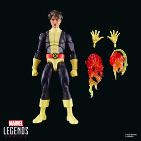 Marvel's Sunspot 6-inch figure sits beside other X-Men '97 figures