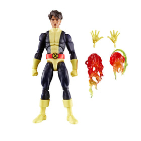 Marvel's Sunspot figure front view for dynamic display on shelves