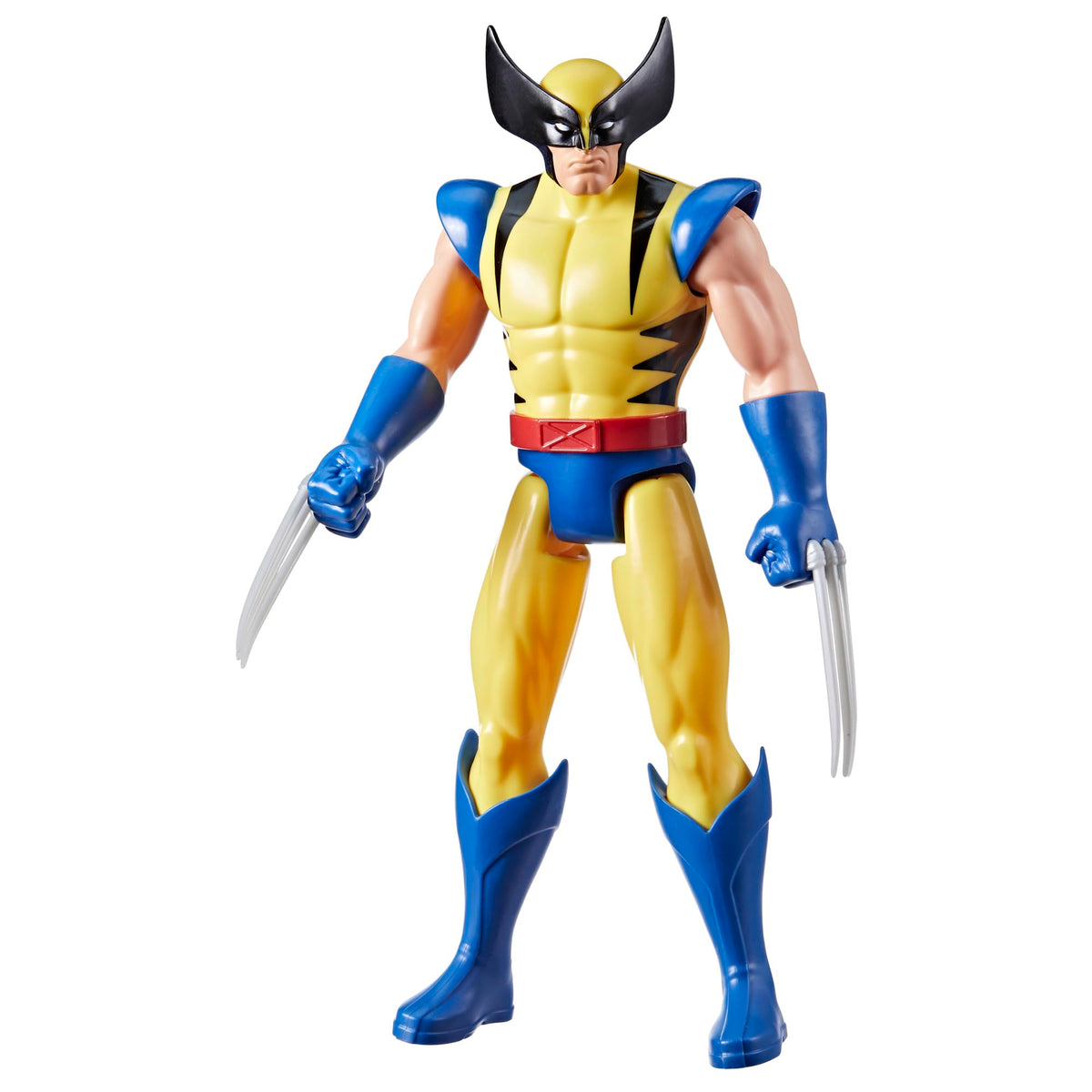 Marvel Titan Hero Series Wolverine 12-inch figure in dynamic pose for imaginative play