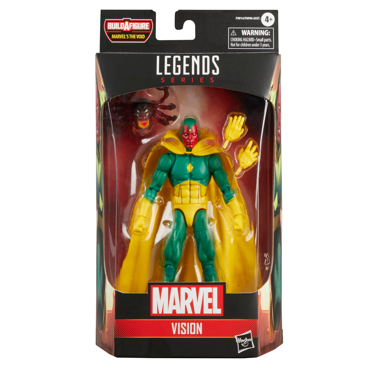 Vision figure with comics-inspired deco for shelf display