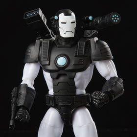 Marvel War Machine 6-inch figure shown in dynamic articulation pose for display.