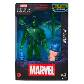 Marvel Warbow figure front view highlighting premium deco for display