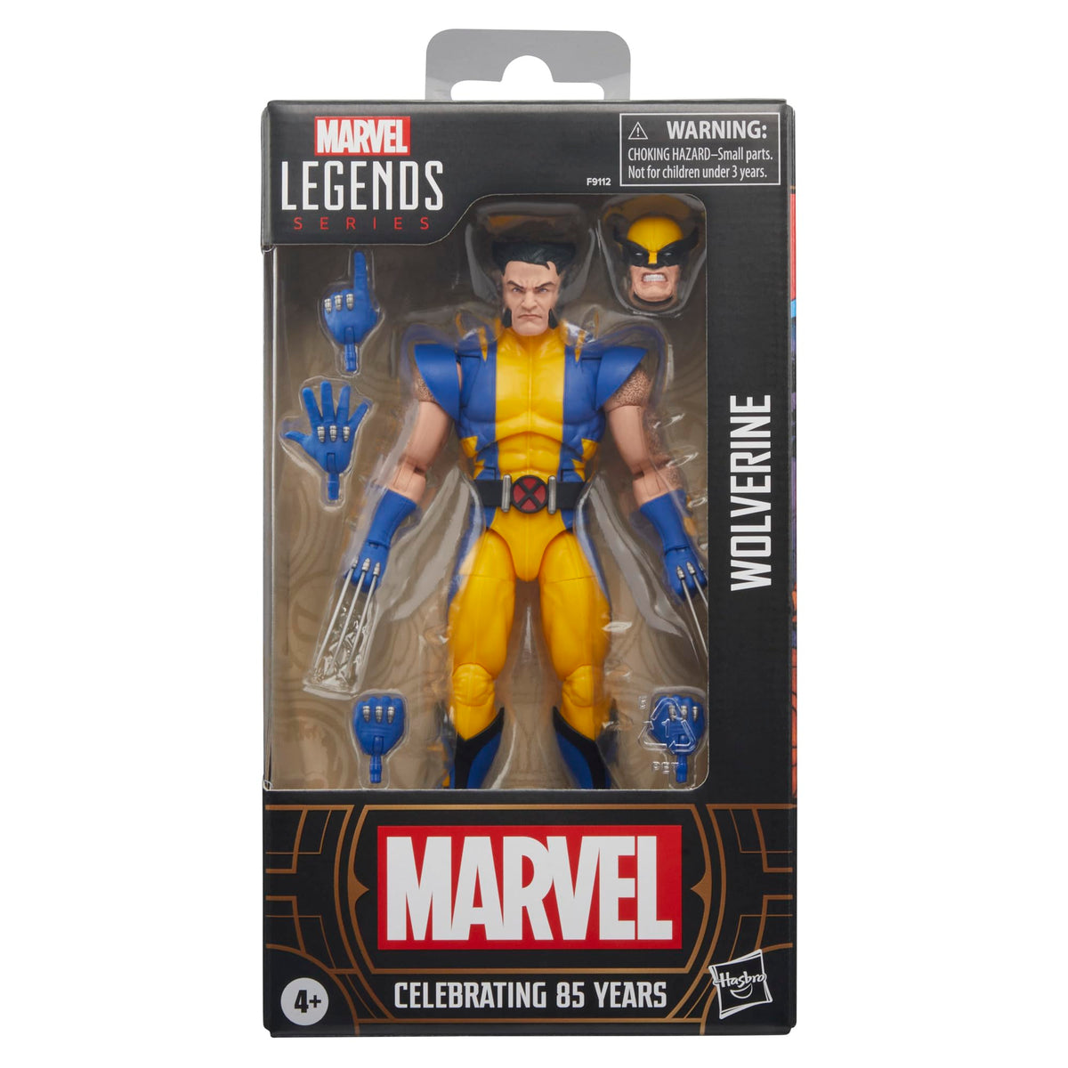 Marvel Wolverine 85th Anniversary figure articulation highlights dynamic poses on shelves.