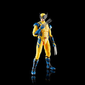 Marvel Legends Wolverine and Deadpool figure detailed deco showcases premium sculpture and articulation.