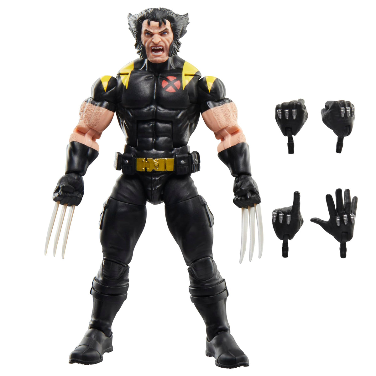 Marvel Wolverine figure front view for display and collection