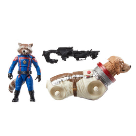 Marvel's Rocket 6-inch figure front view for dynamic posing and display.